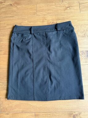 Black Pencil Skirt - Pull Up